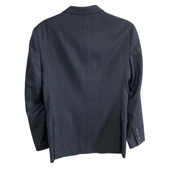 EGARA Slim Fit Charcoal Gray Dress Coat - 34 Short - Picture 4 of 10